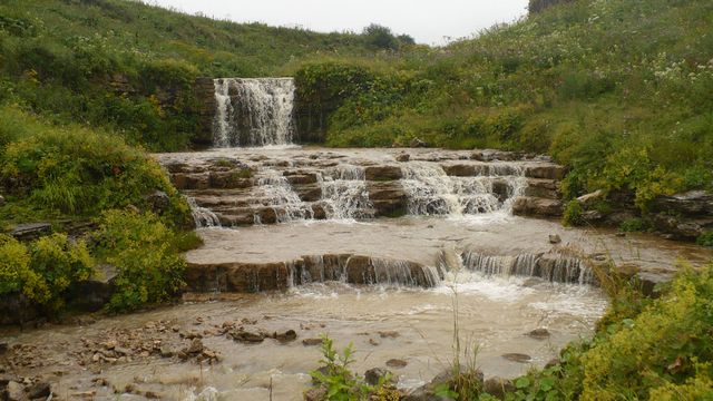 Водопады реки Курджипс